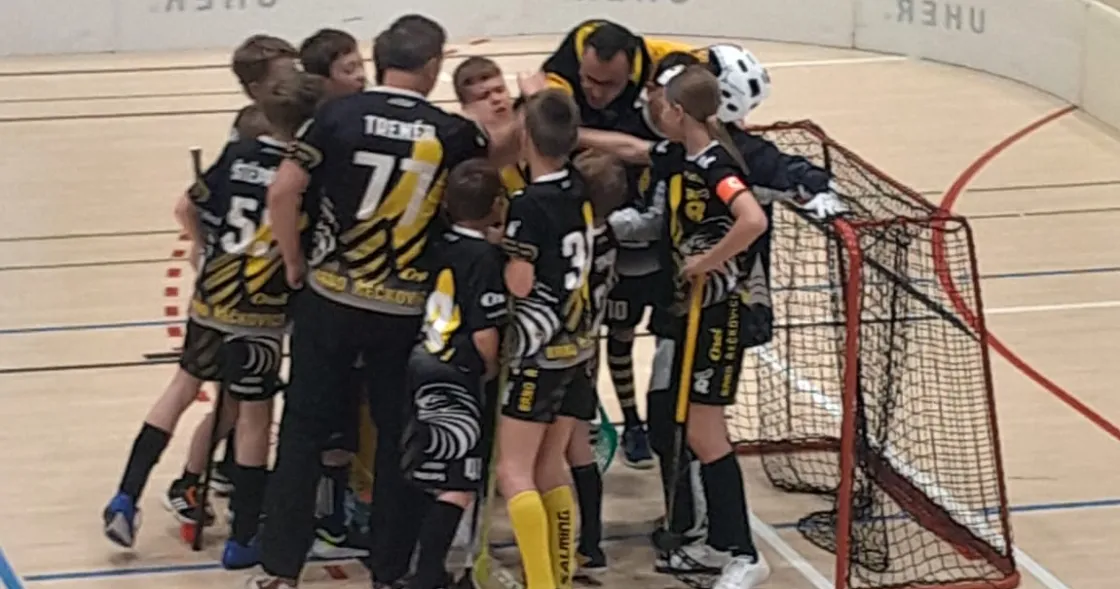 Florbalisté mladších žáků bojovali ve finále OFL