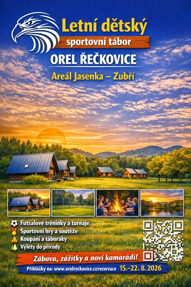 Pobytový Orelský tábor v Zubří 2026