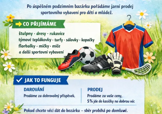 JARNÍ SPORTOVNÍ BAZÁREK